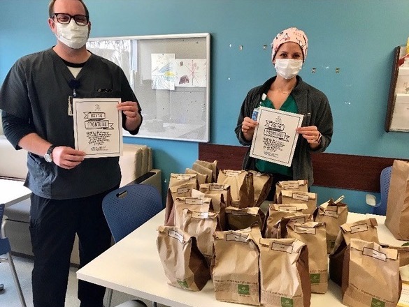 Providing Hot Meals To Hospital Workers With Med 4 Our World